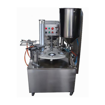 Rotary Type Automatic Cup Filling Sealing Machine Liquid Filling Machine