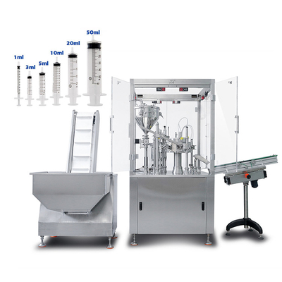 0.5ml 1ml 2ml 3ml 80ml Syringe Filling and Capping Machine With Automatic