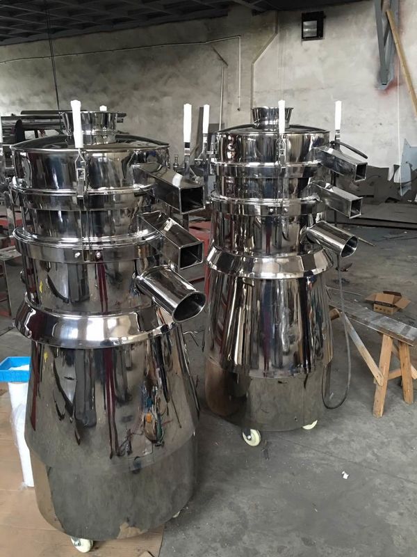 Chemical Industrial Vibrating Sifter Machine Stainless Steel Material For Powder