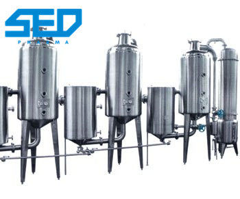Pharmaceutical Double Effect Evaporation Machine For Concentrating Liquid Material