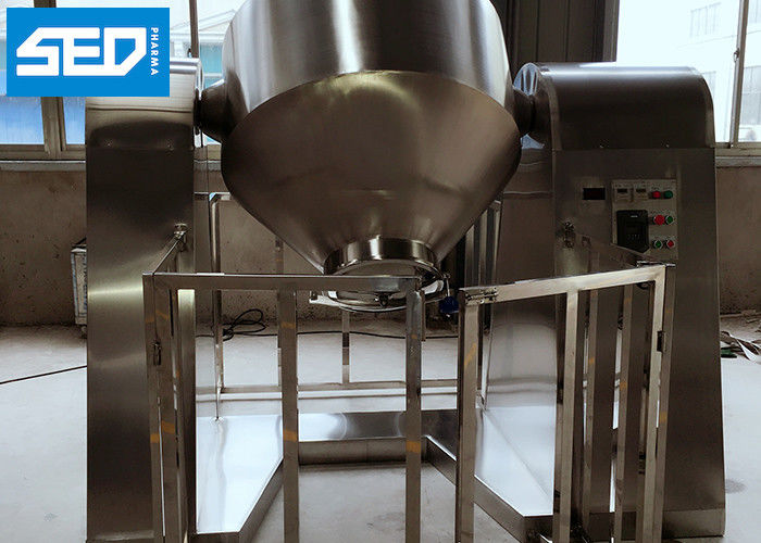 150L Volume Dry Powder Mixer Machine Stainless Steel Double Cone Mixer