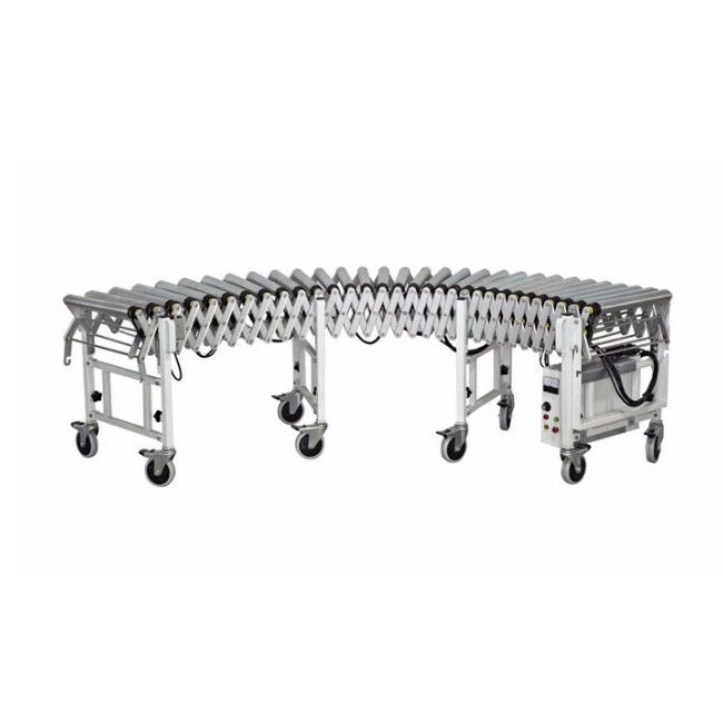 SED-CSJ Stainless Steel Motorized Automatic Packing Machine Flexible Conveyor Extendable Roller Conveyor For Industry