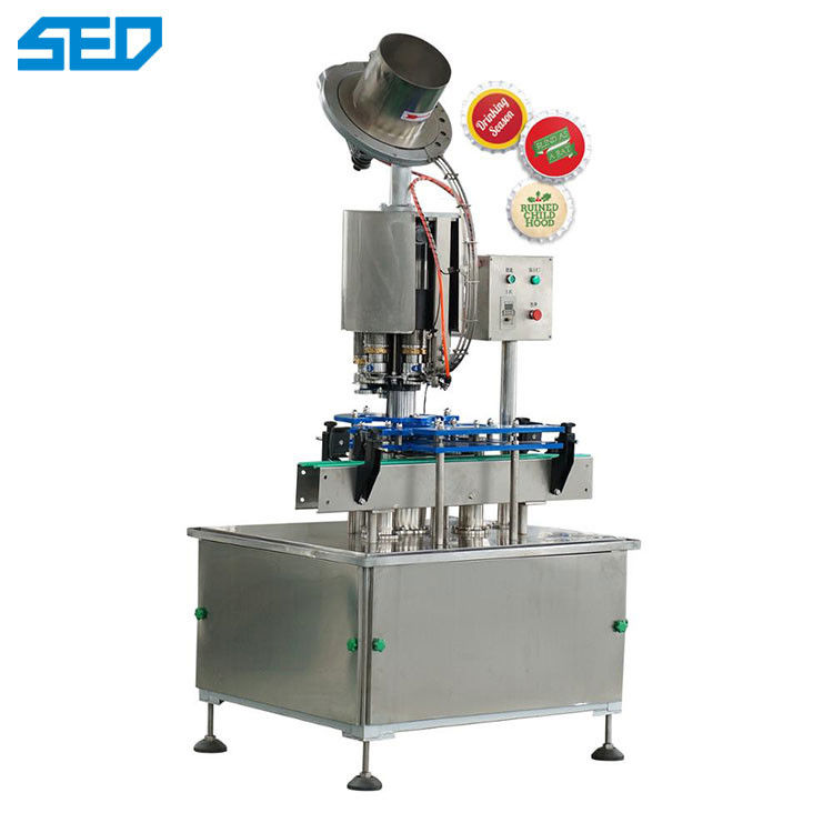 Weight 600kg Automatic Crown Corking Pharmaceutical Machinery Equipment