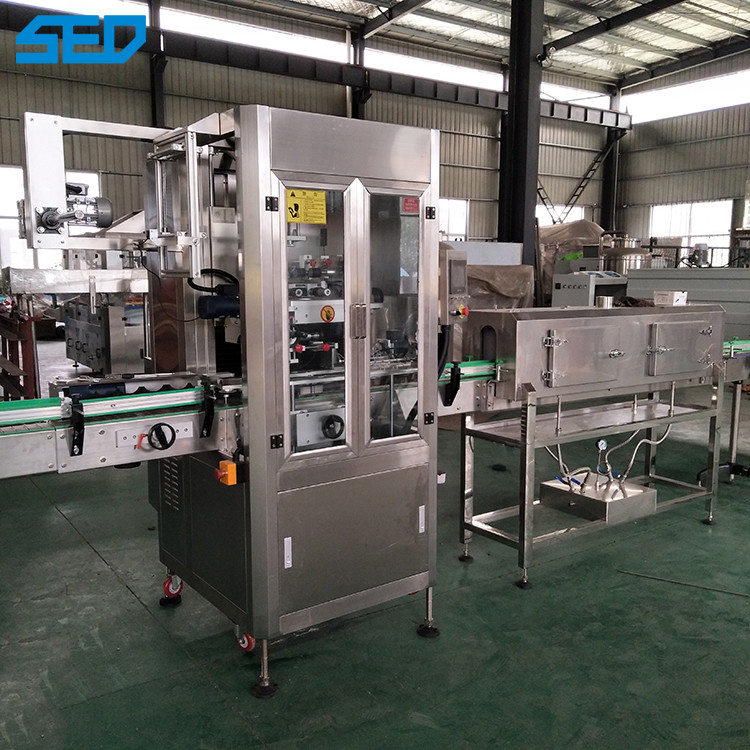 High Speed Full Automatic Labeling Machine Bottle PVC Sleeve Shrink