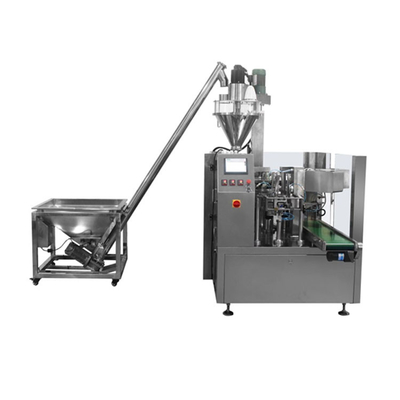 Automatic Auger Premade Bag Powder Packing Machine 16-60 Bags / Min