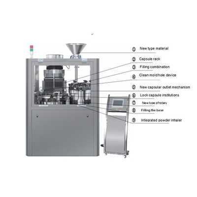 Fully Automatic Capsule Filling Machine 228000 Capsules/Hour With 27 Holes