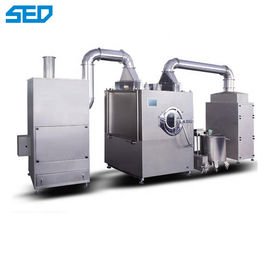Water - Soluble Film Candy Tablet Coating Machine With Pharmaceutical Machinery