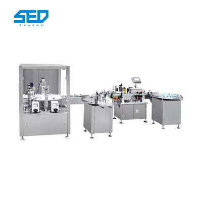 220V/50HZ Stainless Steel Pharma Machinery Eye Drop Filling Stoppering Capping Machine