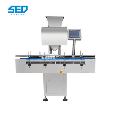 SED-8S 20-30 Bottles Per Minute Channel Stainless Steel Capsule Counting Machine