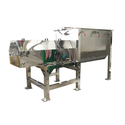 Horizontal Ribbon Cosmetic Dry Powder Mixer Machine With Automatic