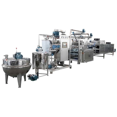 Automatic Hard Boiled Lollipop Candy Depositing Line With 150KG/Hours