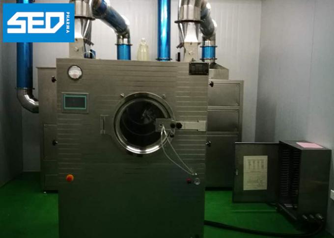 Automatic Film Coating Machine Tablet Coating Equipment With 4 Spray Guns