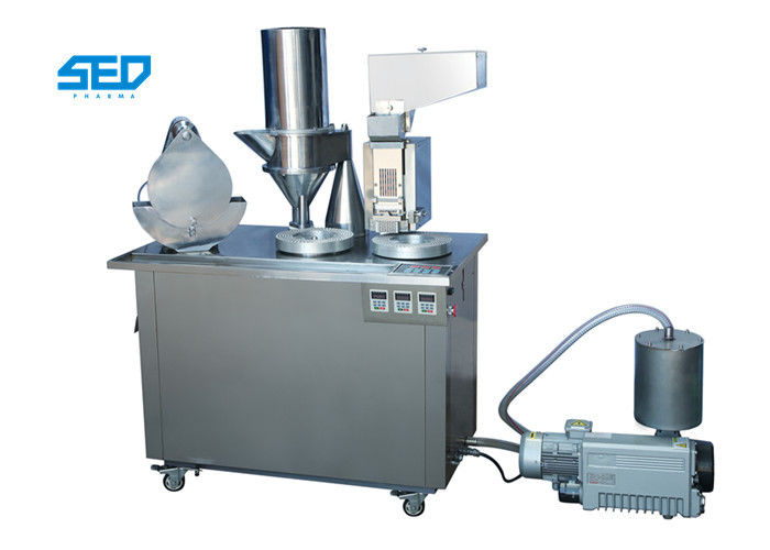 SED-BJII Stainless Steel Semi Automatic Capsule Filler For Small Scale Production