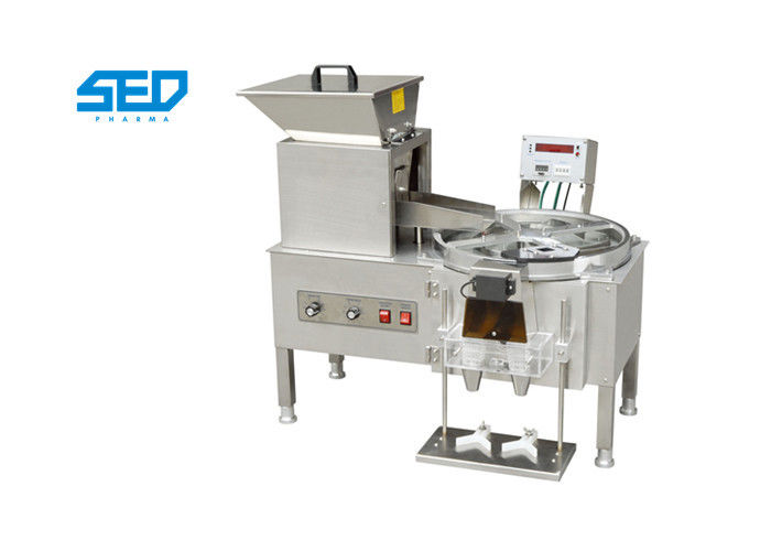SED-2BS Stainless Steel Two Heads Tablet And Capsule Counting Machine Semi Automatic Type Laboratory Usage
