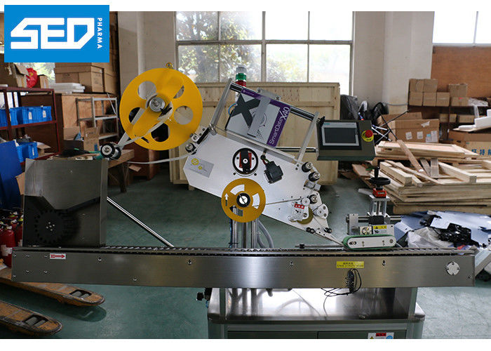 Horizontal Type Automatic Labeling Machine Glass Vial Automated Label Applicator