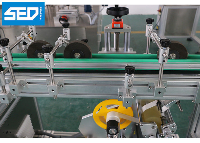 SED-PST 220V,380V Automatic Carton Box Front And Back Double Side Sticker Labeling Machine
