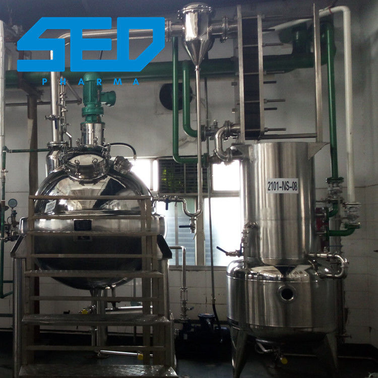 Ball Type Herbal Extraction Equipment Stainless Steel Concentrating Machine