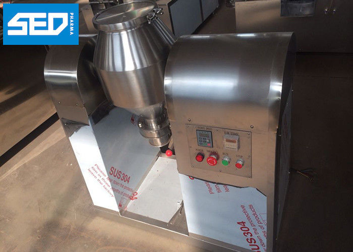 Stainless Steel Double Cone Blender 50L Dry Powder Mixing Equipment