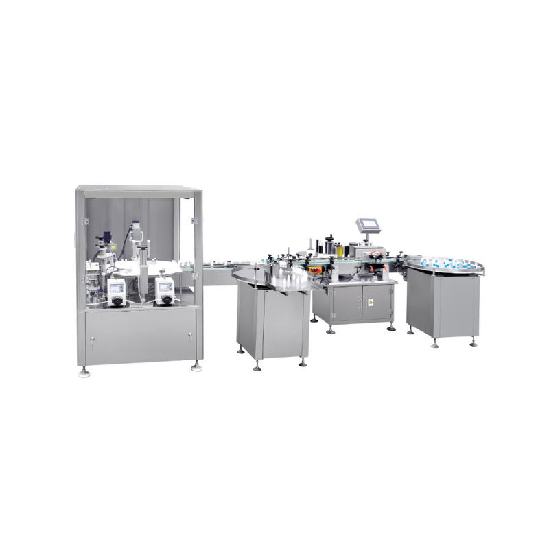 220V/50HZ Stainless Steel Pharma Machinery Eye Drop Filling Stoppering Capping Machine