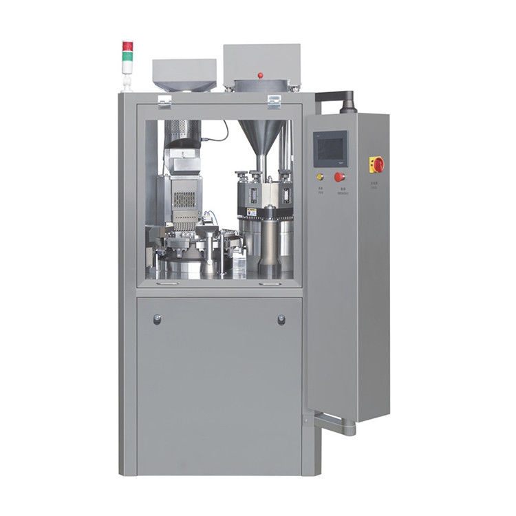 Touch Screen Semi Automatic Capsule Filling Machine Made Of Stainless Steel Button
