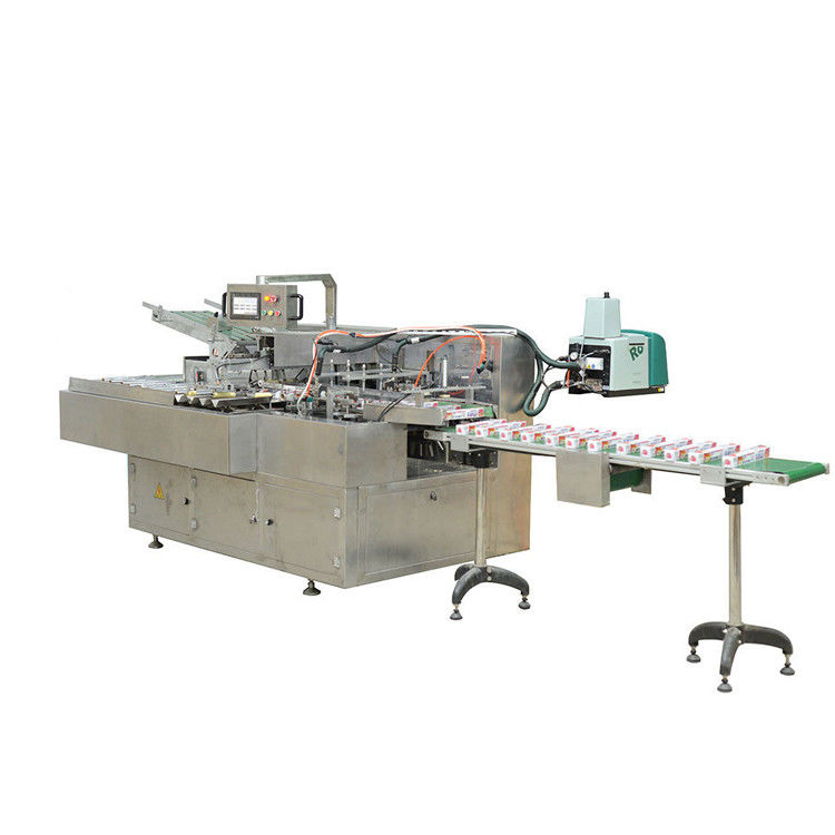 Eye Sticking Tissue Toothpaste Box Folding And Taping Machine Easy Operation