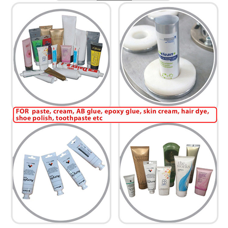 High Speed Facial Cleanser Tube Filling Sealing Machine Semi Automatic