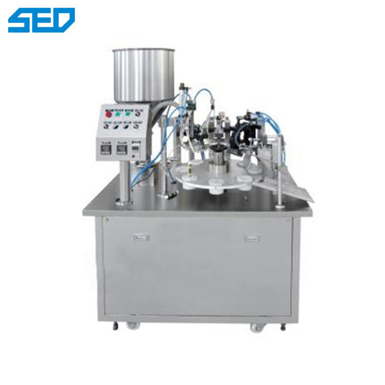 220V 50Hz Semi Automatic Pharmaceutical Packaging Machine Manual Inset Tube Paste Filling Machine