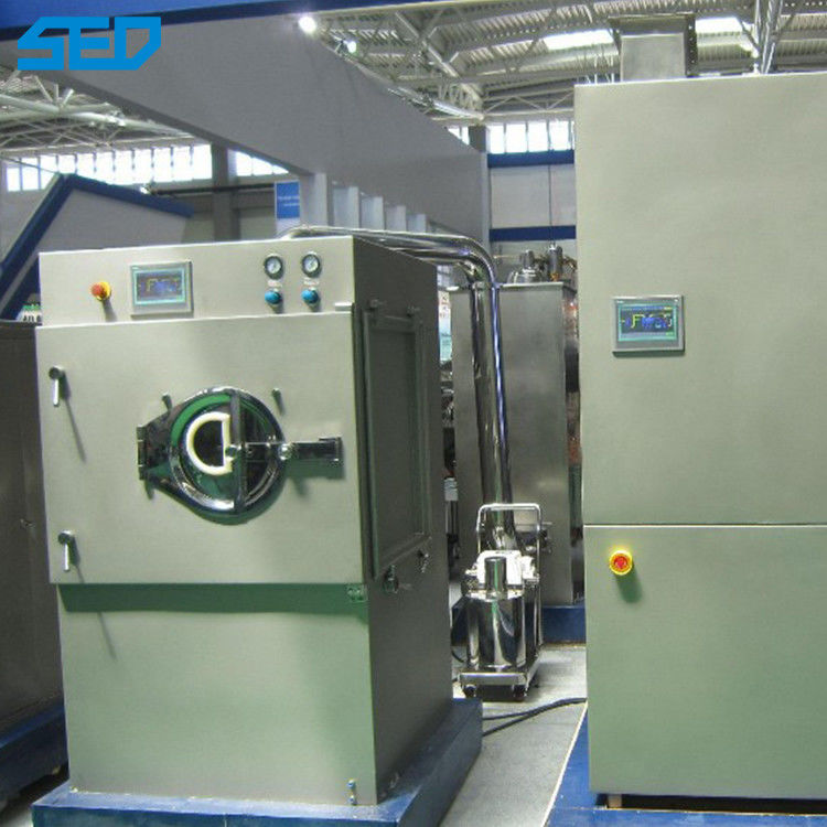 Water - Soluble Film Candy Tablet Coating Machine With Pharmaceutical Machinery
