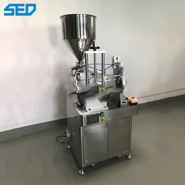 SED-250P Semi - Automatic Sealing Filling Two Position Welding Machine 20Khz Frequency Overload Protection