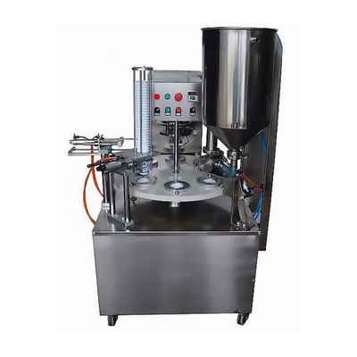 Rotary Type Automatic Liquid Cup Filling Sealing Machine Customize