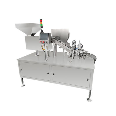 Horizontal Type Plastic Tube Bottling Machine For Effervescent Tablet Packing