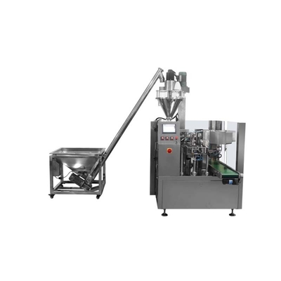 Automatic Premade Bag Powder Packing Machine 380V 2.3kw