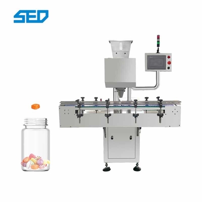 12 Channel Stainless Steel Capsule Counting Machine 10-50 Bottles/Min