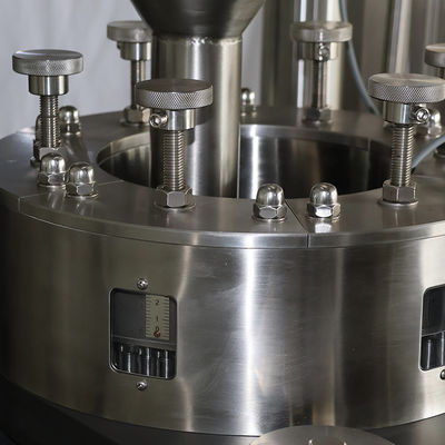 Touch Screen Semi Automatic Capsule Filling Machine Made Of Stainless Steel Button