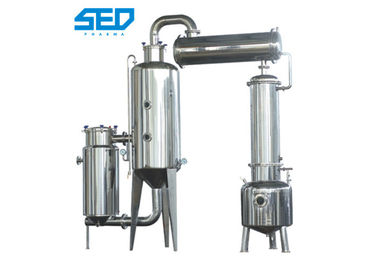 Organic Solvent Recycle Herbal Extraction Equipment Single Effect Evaporation Machine