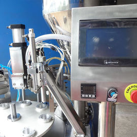 High Viscosity Liquid Semi Automatic Hose Filling And Sealing Machine For Aluminum Tube