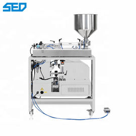Semi Auto Pharmaceutical Machinery Equipment Cosmetic Cream Ointment Hose Filling Sealing