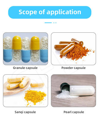 Semi Automatic Powder Granules Capsule Filling Machine With PLC Control