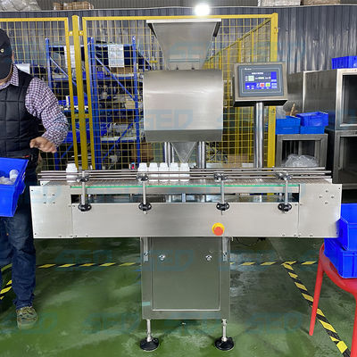 Capsule Gummy Tablet Counting And Bottle Filling Machine