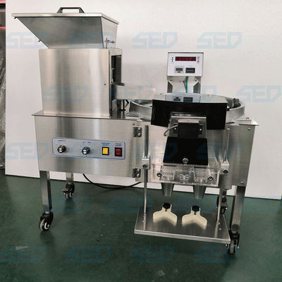 Semi Automatic Candy Big Tablet Gel Vc Capsules Pouch Sachet Packing Capsule And Tablet Counting Machine