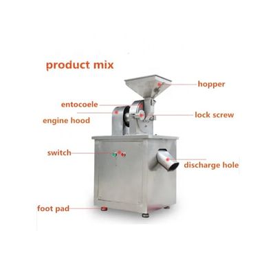 0.5kg/H Rice Husk Herb Pulverizer Milling Machine Pharmaceutical Machinery Equipment