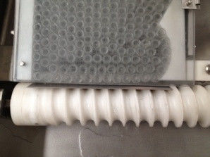 Ultrasonic Vial Washing Machine with 300 vials/minute Capacity and 304 Stainless Steel Construction for 3-Water 3-Air Alternating Jet Cleaning