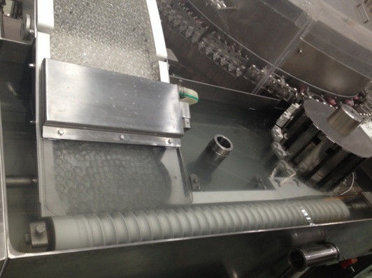 Ultrasonic Vial Washing Machine with 300 vials/minute Capacity and 304 Stainless Steel Construction for 3-Water 3-Air Alternating Jet Cleaning