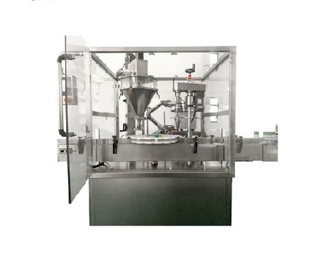 Pharmaceutical 0.31KW Juice One Head Filling Machine 20 Cans/Min