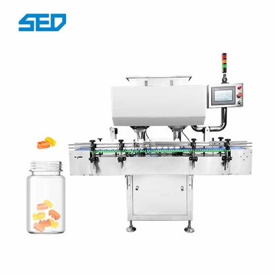 24 Channel Capsule Counting Machine 10-80 Bottles/Min 220V