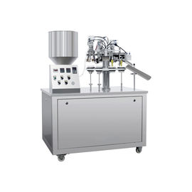Ultrasonic Cosmetics Semi Automatic Tube Filling And Sealing Machine With High Performance